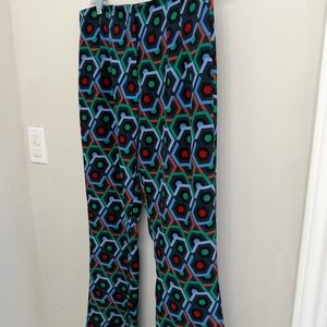 Zara Geometric Multicolor Trousers